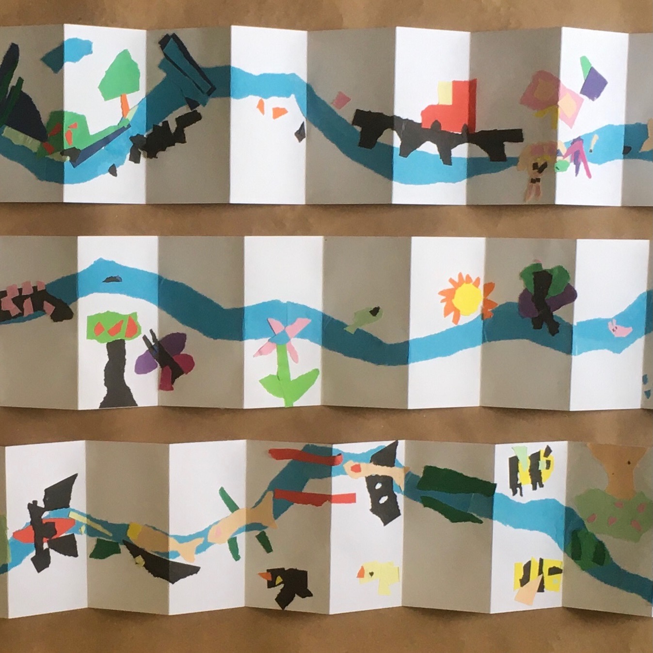 First Collages of the River - Collage start rivers - 7